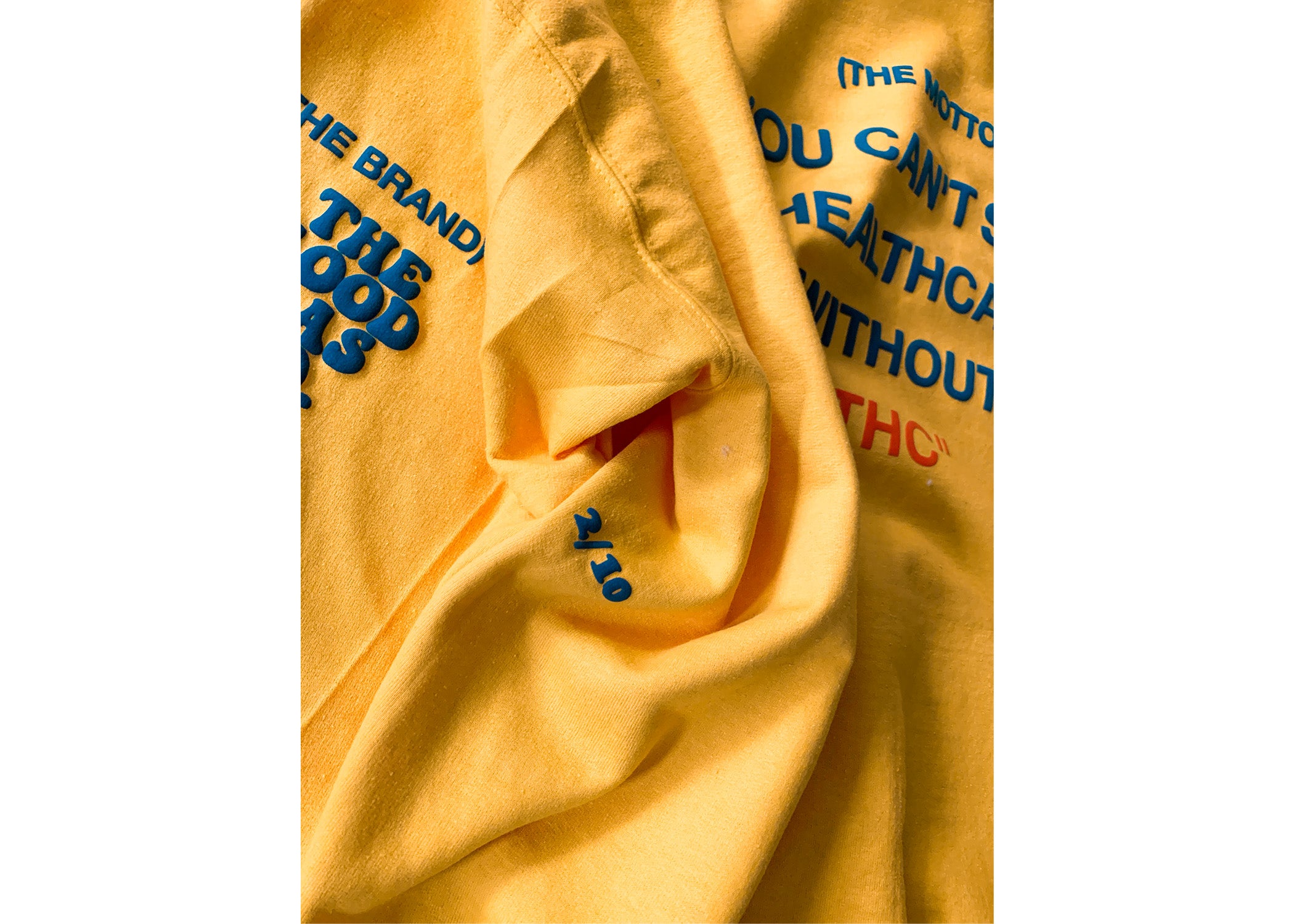"THE BRAND, THE LOGO, THE MOTTO"  Yellow
