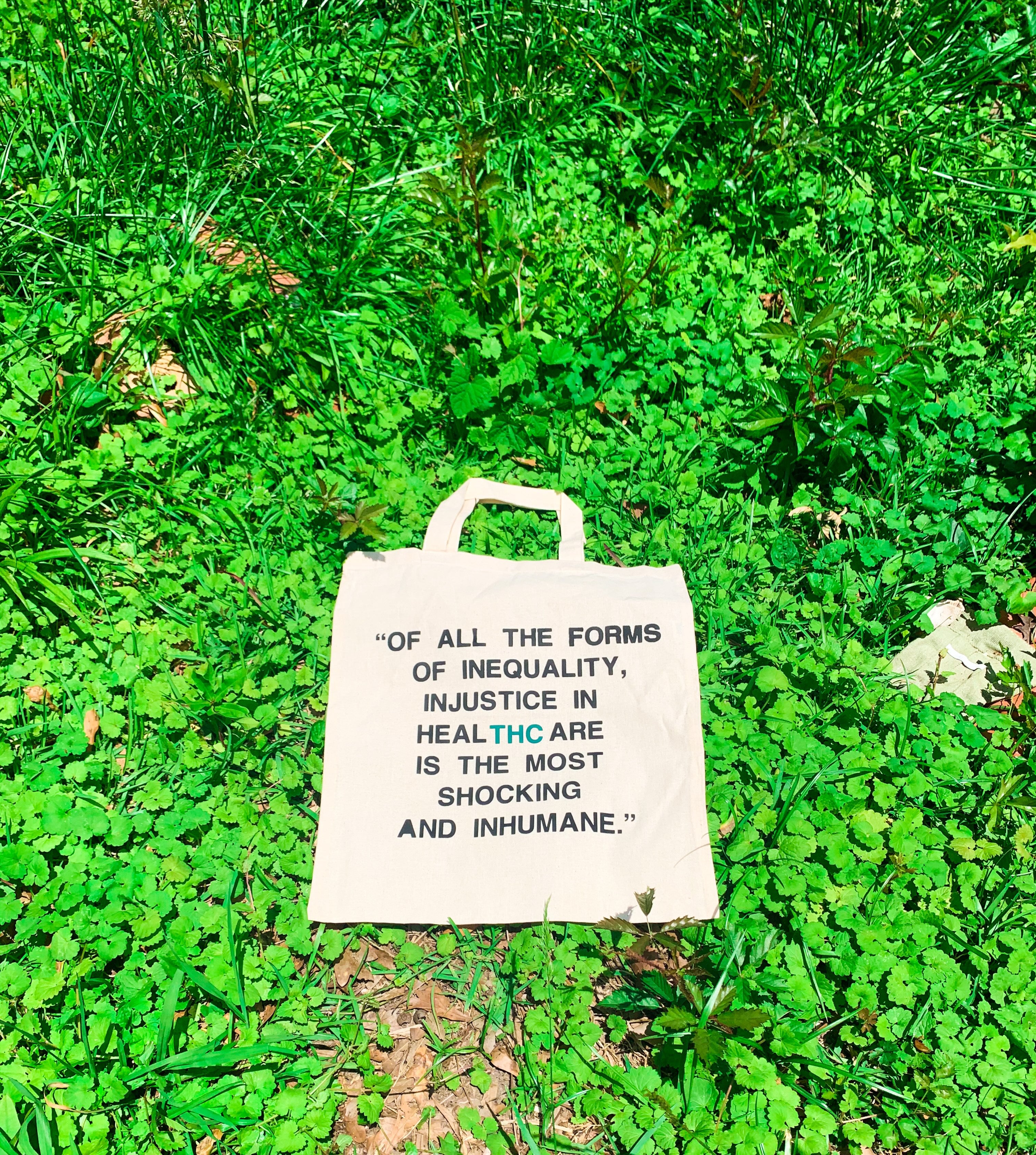 "QUOTE FROM A KING"  TOTE BAG