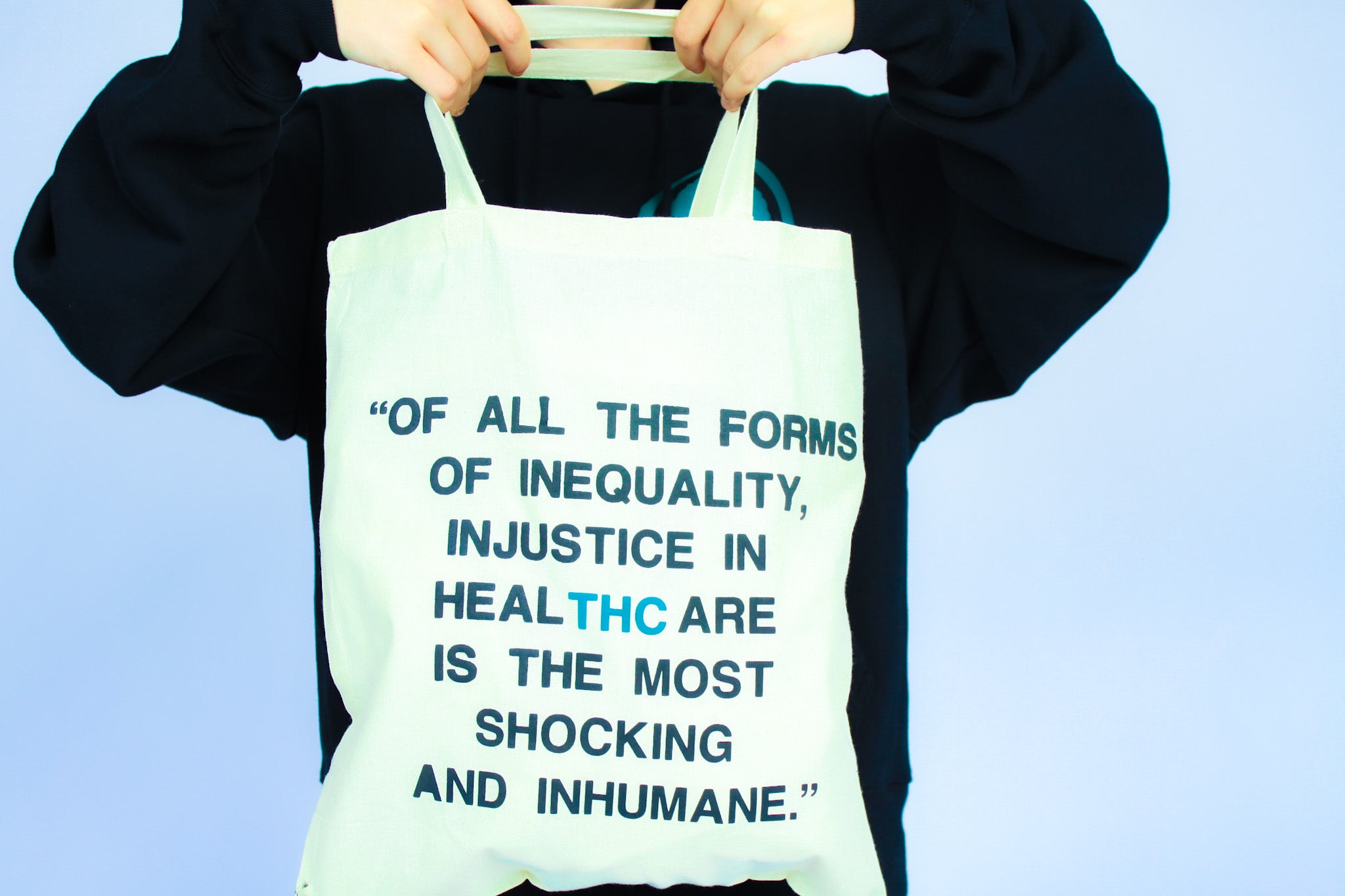 "QUOTE FROM A KING"  TOTE BAG